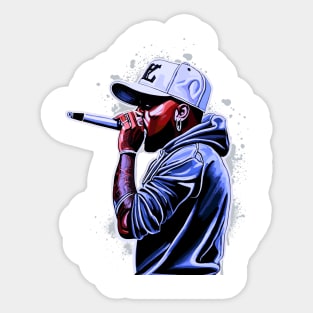 Graffiti rapper Sticker